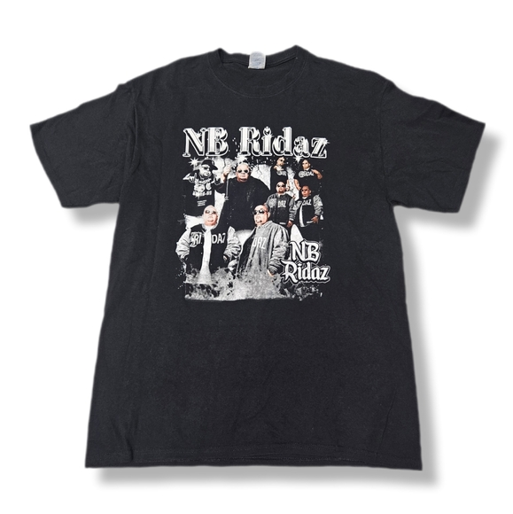 Mens Large NB Ridaz Graphic Music Tshirt - Picture 1 of 2